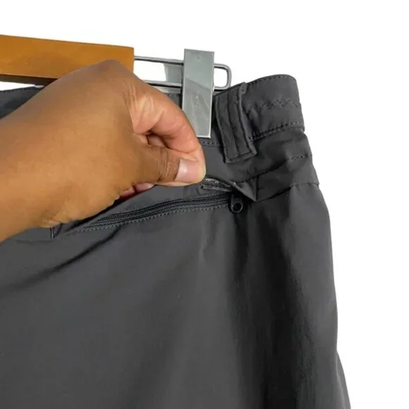 Eddie Bauer Women's Gray Hiking Trail Shorts - Picture 7 of 8